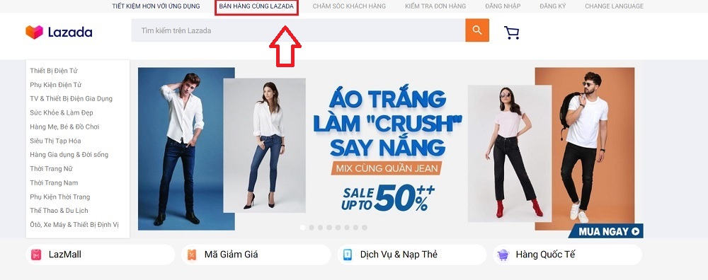 đăng ký bán hàng trên Lazada
