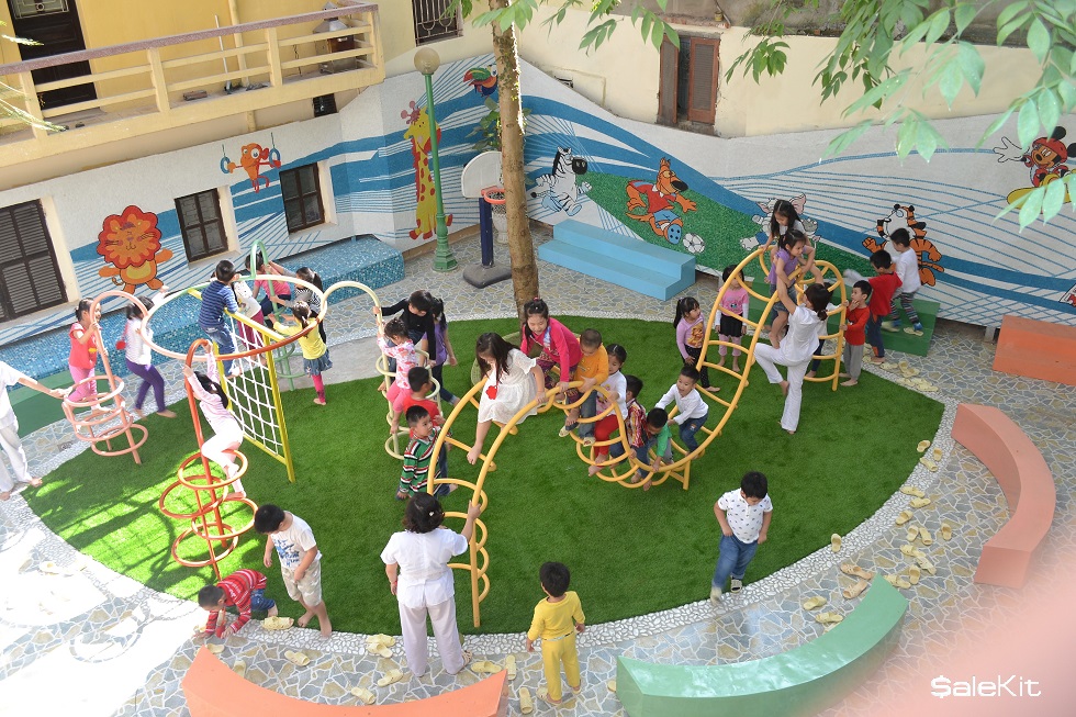 mở khu vui chơi trẻ em ở nông thôn