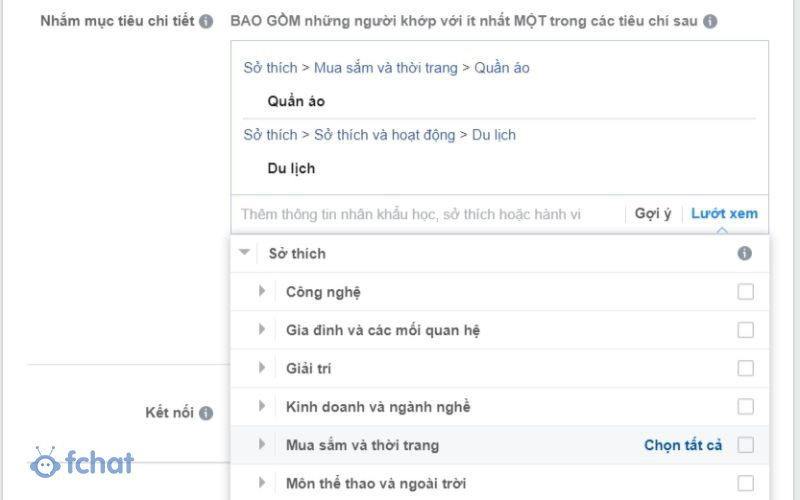 cach target doi tuong facebook ads