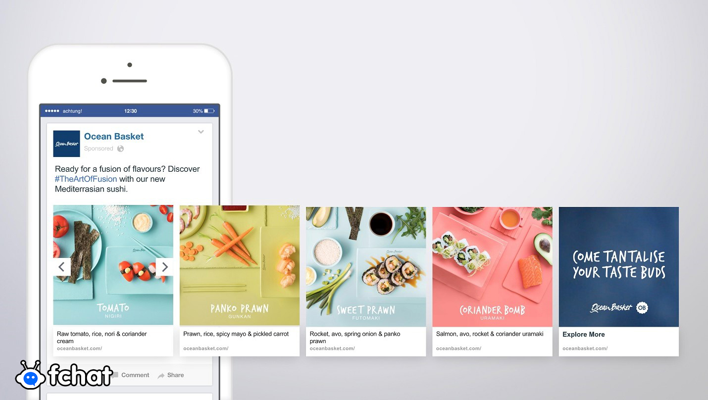 facebook carousel