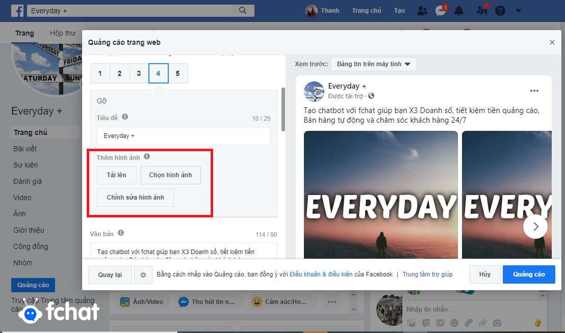 facebook carousel